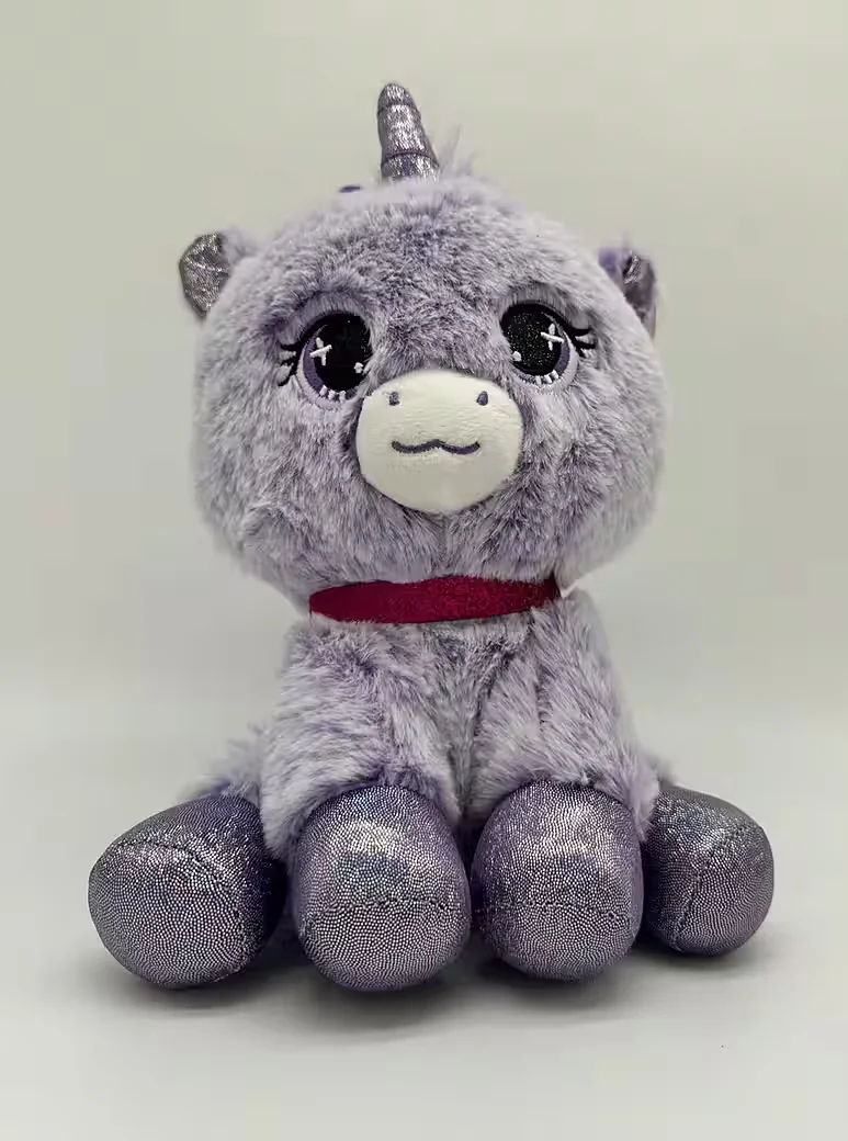 SOMA Einhorn Kuscheltier lila Glitzer XXL superweich Mädchen Geschenk