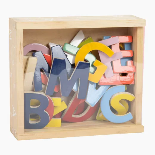 SMALL FOOT Magnetbuchstaben Educate Lernspielzeug bunt Alphabet