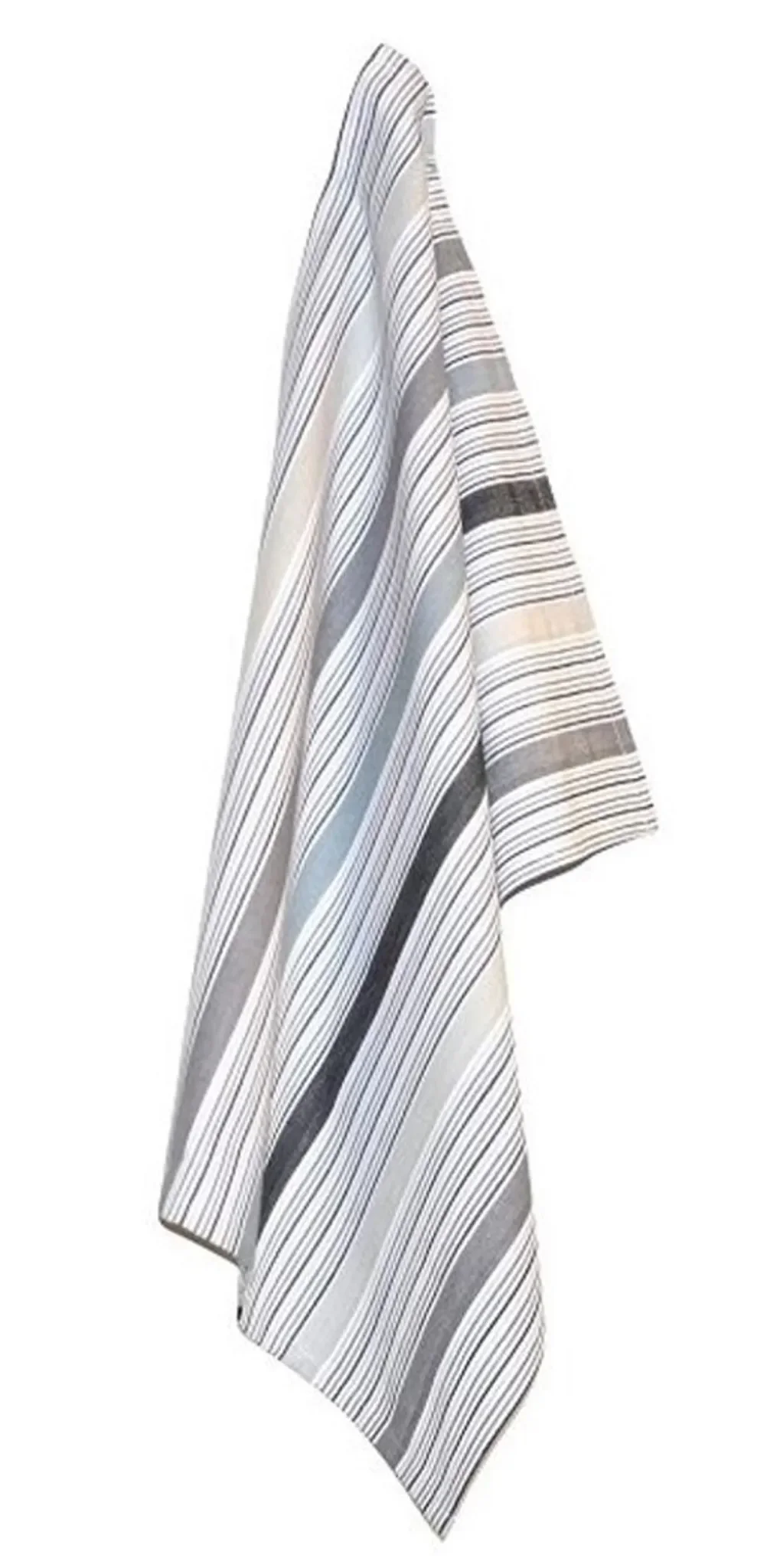 Geschirrtuch „STREIFEN“ – Grau / Schwarz