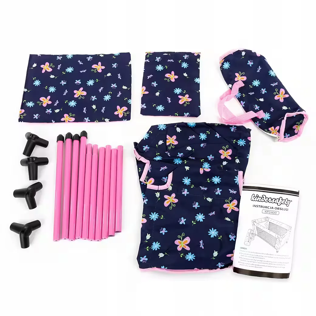 KINDERPLAY Puppenbett Puppenreisebett faltbar waschbar mit Tasche