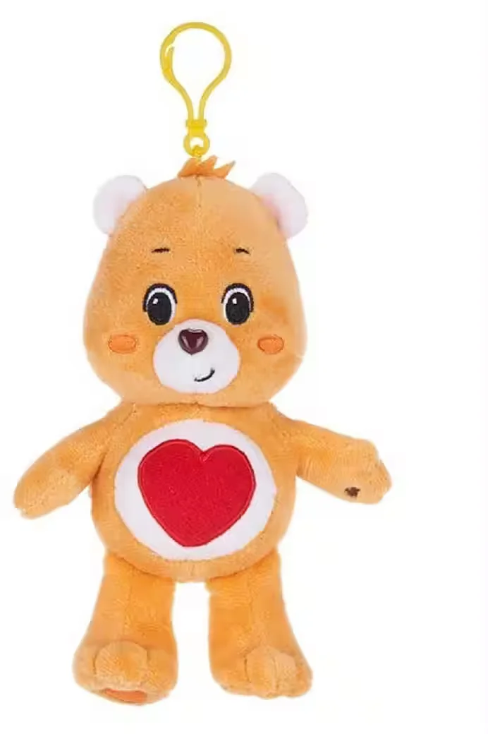 SOMA Care Bears Glücksbärchi Bagclip 14 cm braun Kuscheltier