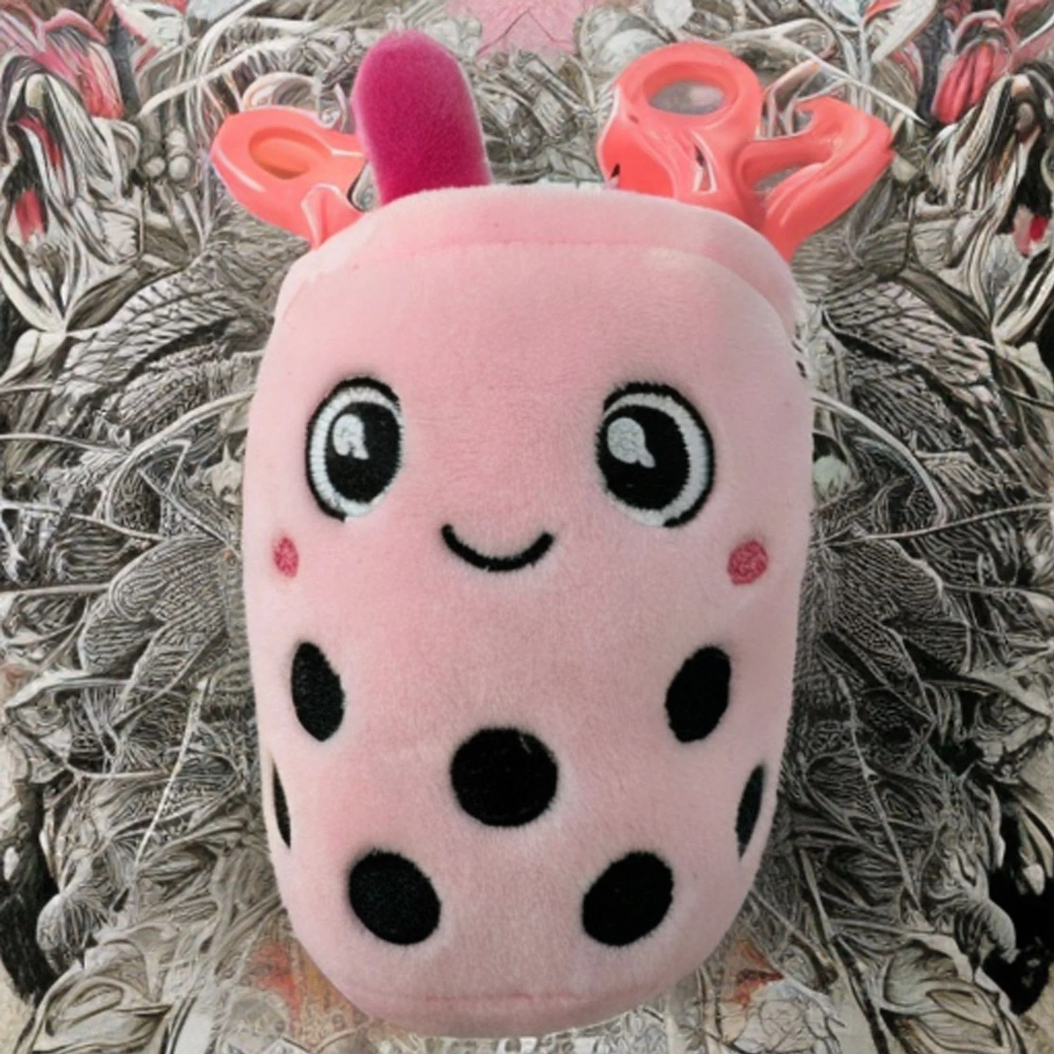 SOMA Bubble Tea Kuscheltier Plüschtier rosa 11 cm