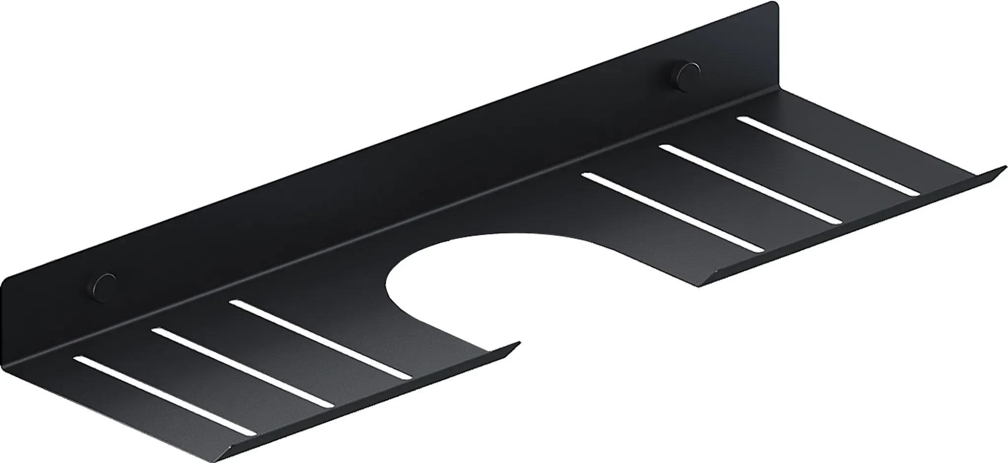 Duschablage ohne Bohren – Wandregal aus Edelstahl, Schwarz