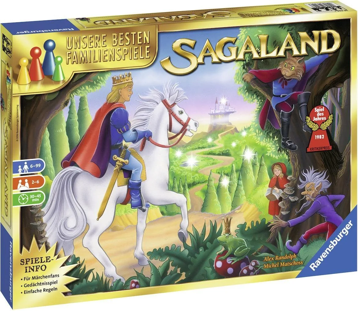 Ravensburger Sagaland Brettspiel Familienspiel Klassiker