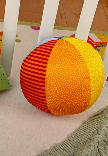 SIGIKID 7 senses Stoffball Softball 19 cm Babyball Kinderball