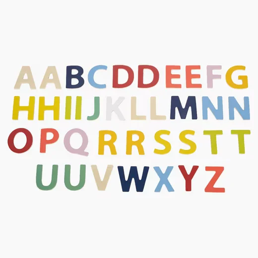 SMALL FOOT Magnetbuchstaben Educate Lernspielzeug bunt Alphabet