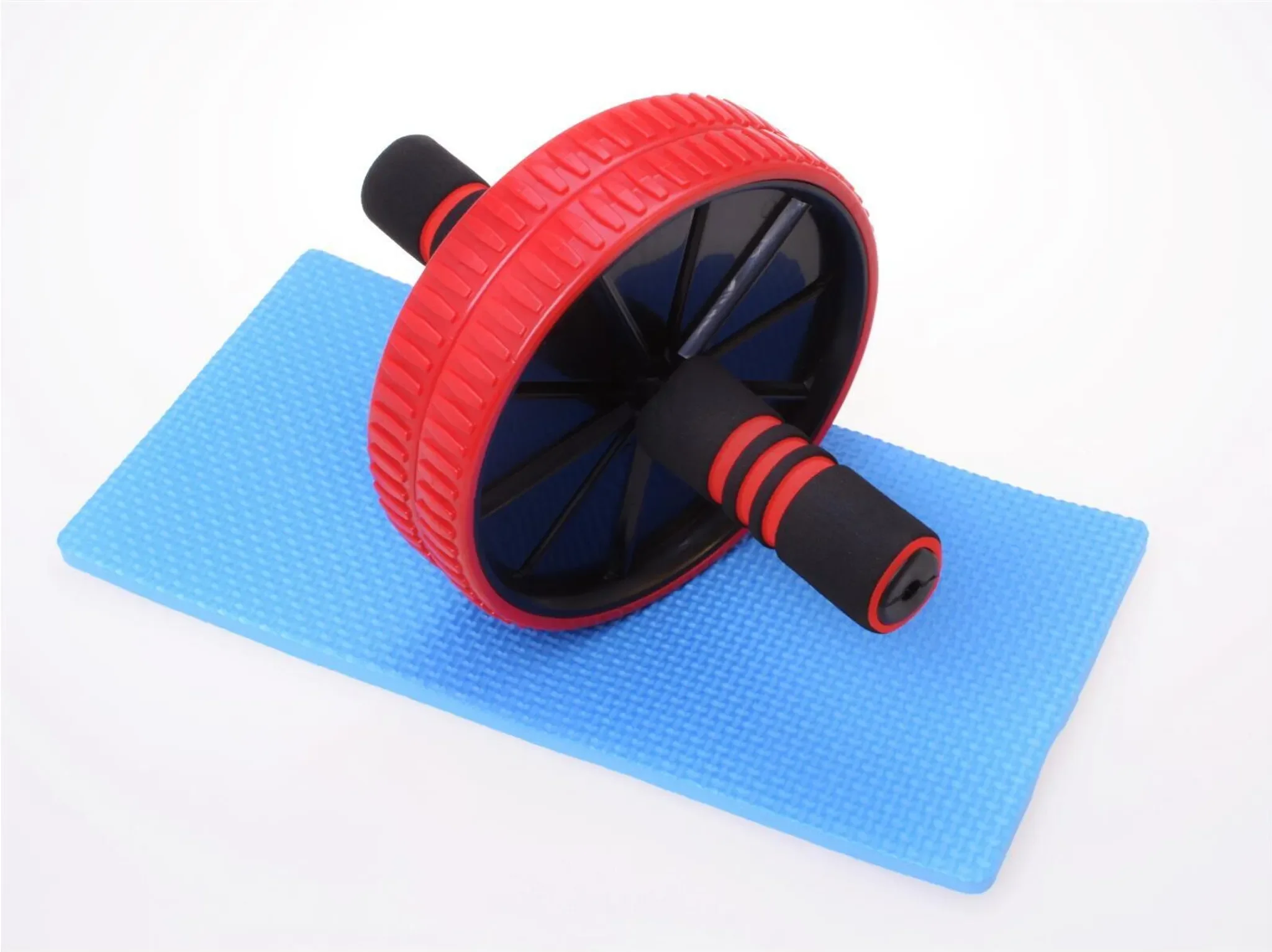 Bauchmuskeltrainer mit Doppelrad – kompakt & zerlegbar