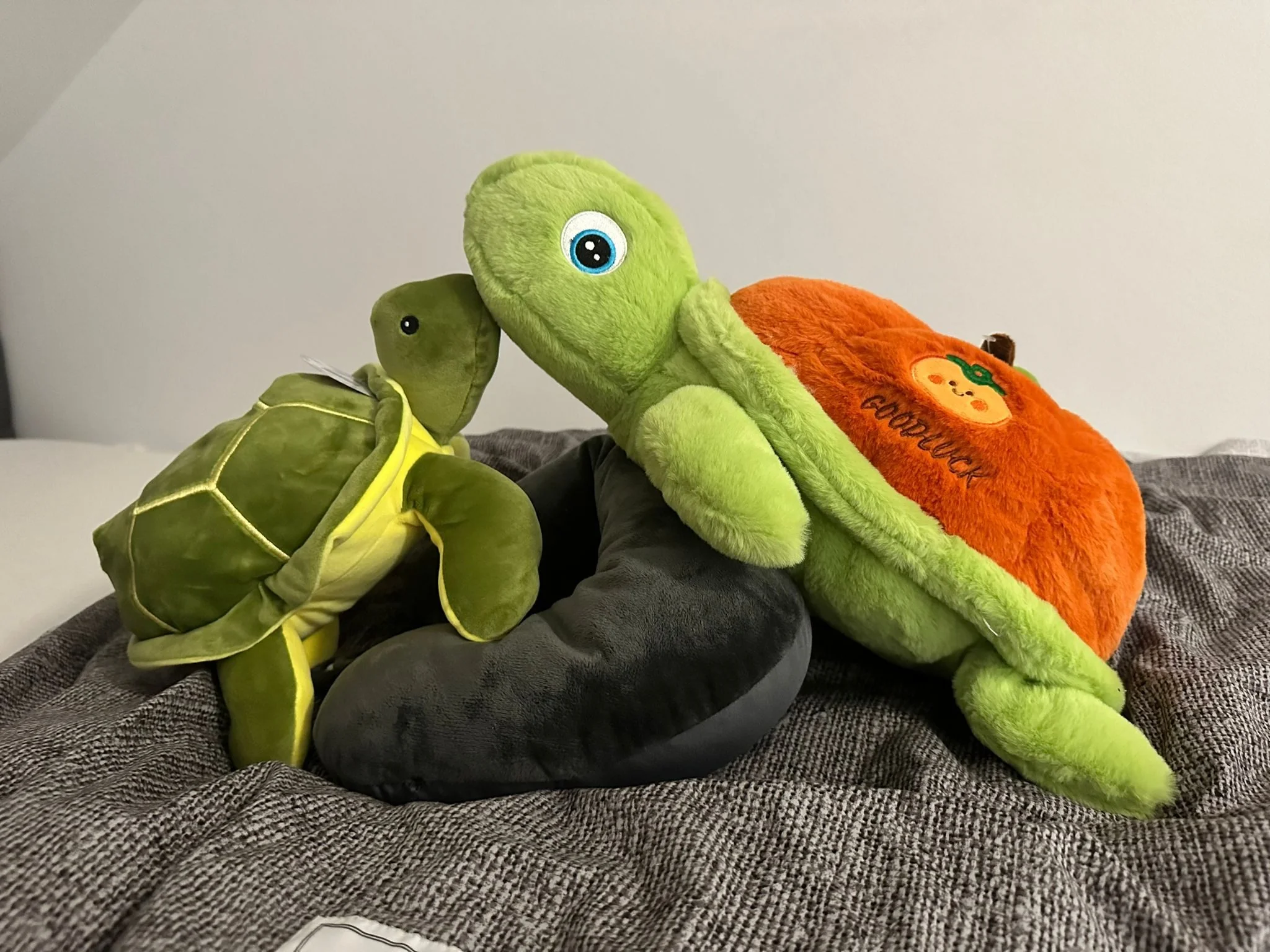 SOMA Kuscheltier Schildkröte Plüschtier Stofftier XXL 45 cm grün