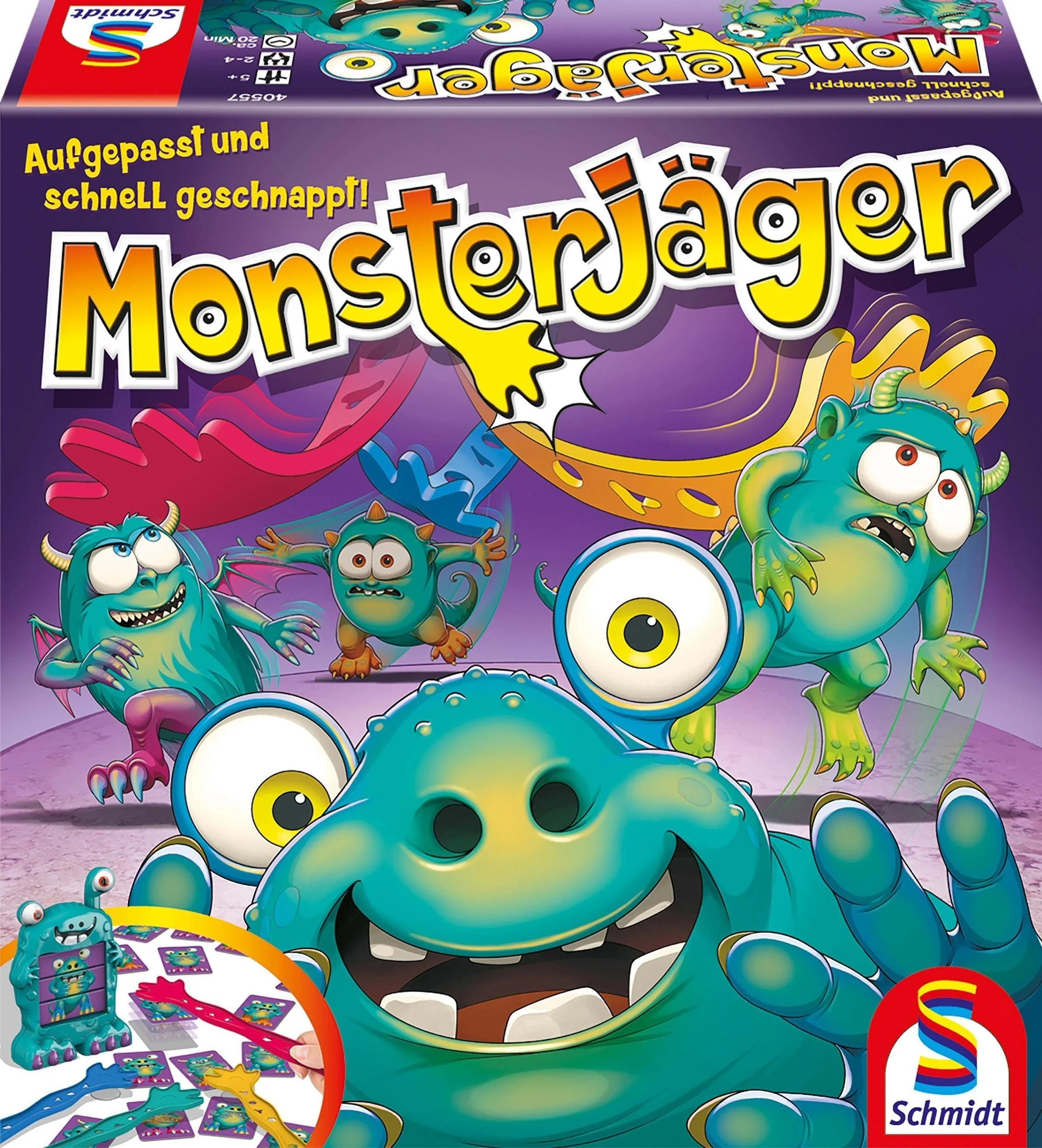 Schmidt Spiele Monsterjäger Reaktionsspiel für Kinder