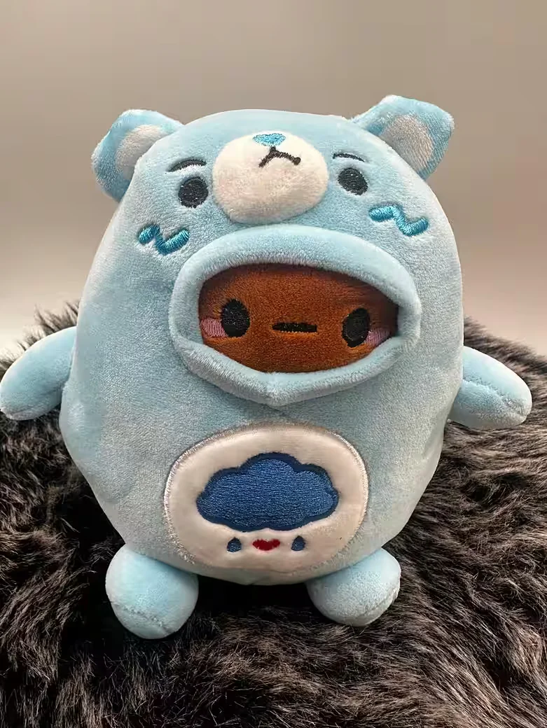 KAWAII Glücksbärchi Brumm Bärchi blau Plüschtier Kuscheltier