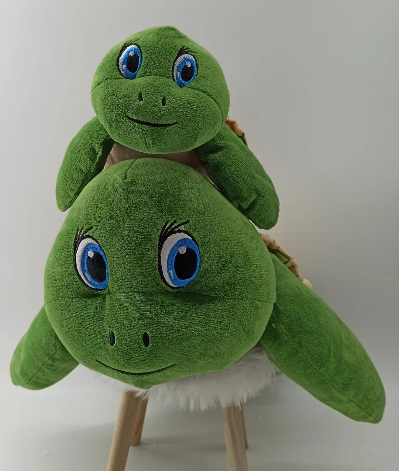 SOMA Plüsch Schildkröte Kuscheltier grün 30 cm XXL