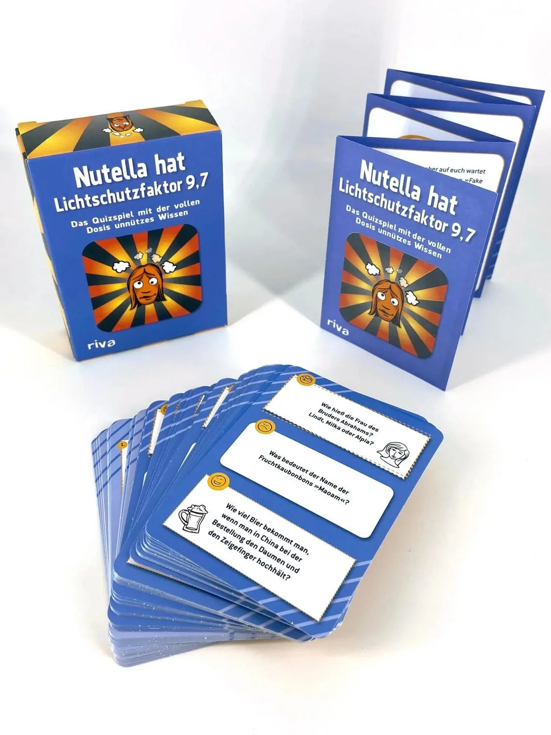 RIVA Nutella hat Lichtschutzfaktor 9,7 Quizspiel unnützes Wissen