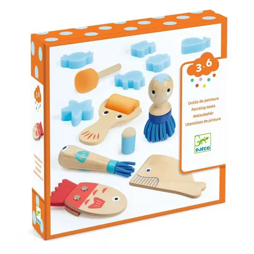DJECO Kreativset Malen 3-6 Malwerkzeug Set für Kinder