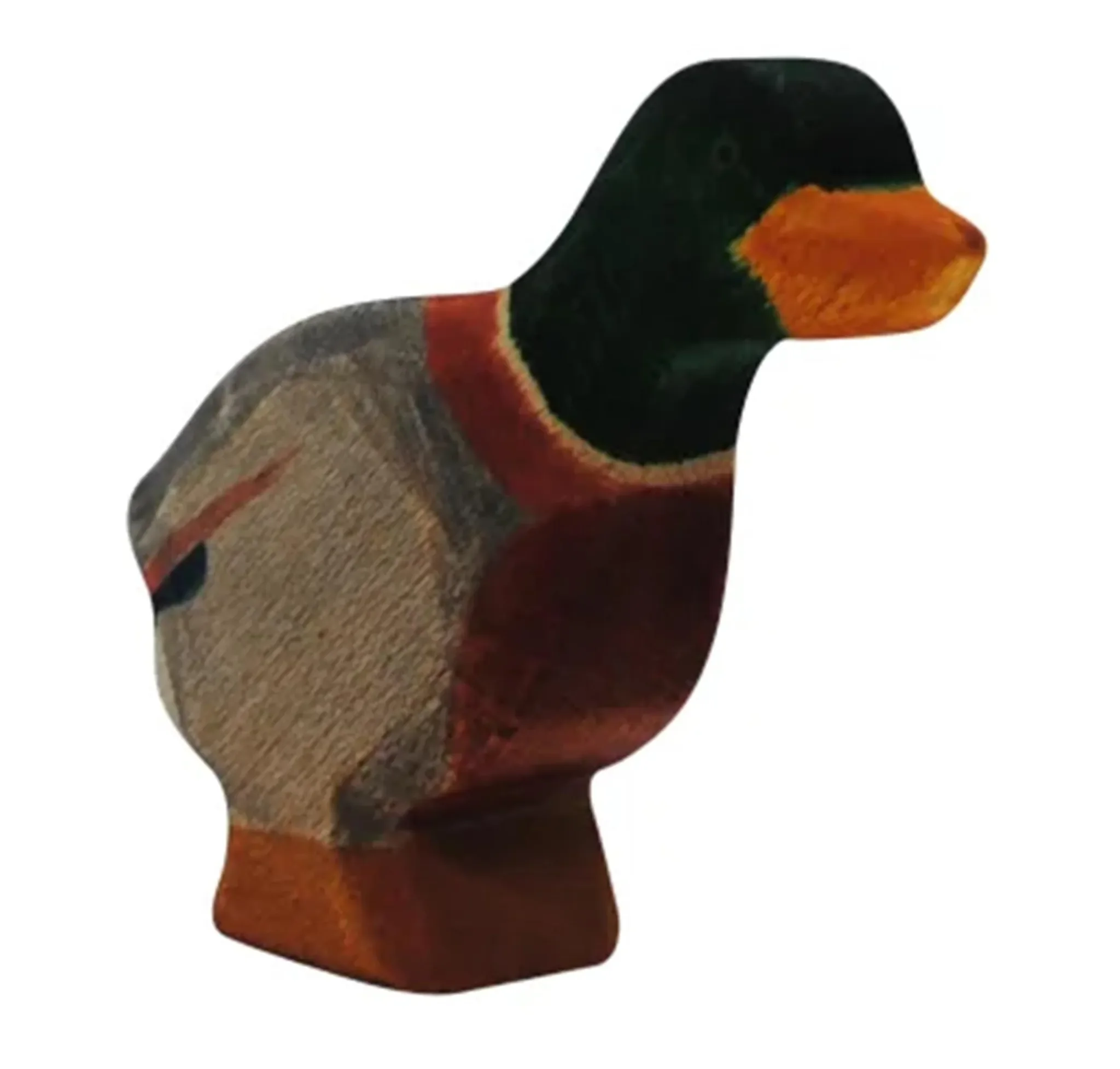 Holzwald 2351 Erpel Holzfigur Deko handgefertigt 7 x 9,8 x 2,5 cm