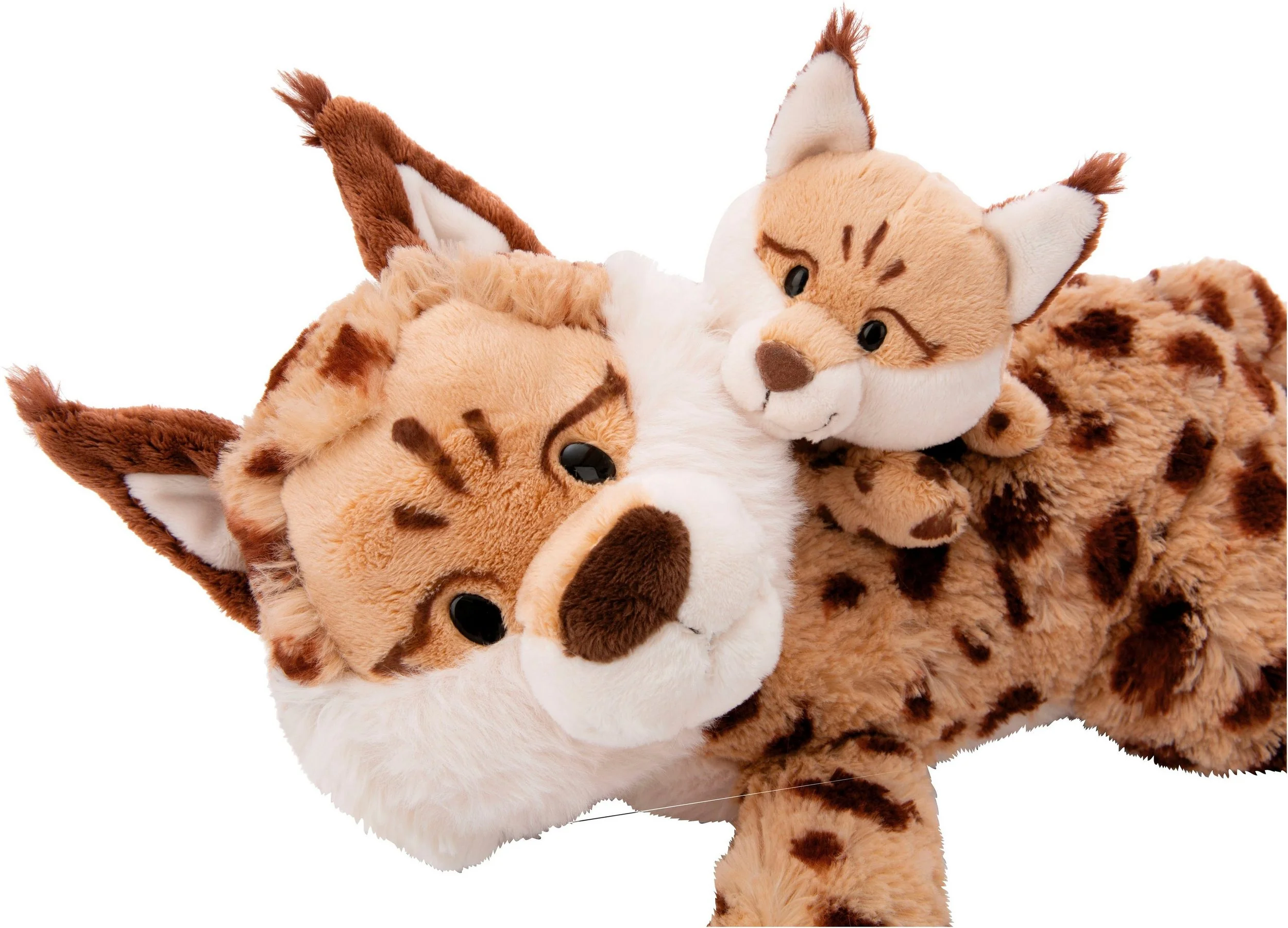 NICI Kuscheltier Wild Friends Green Luchs Mutter & Kind 40cm 20cm