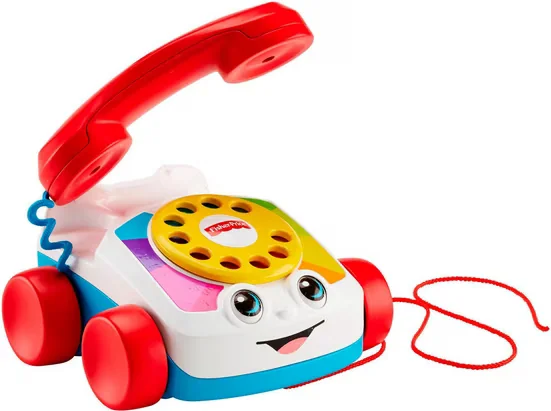 Fisher Price Plappertelefon Nachziehspielzeug für Babys