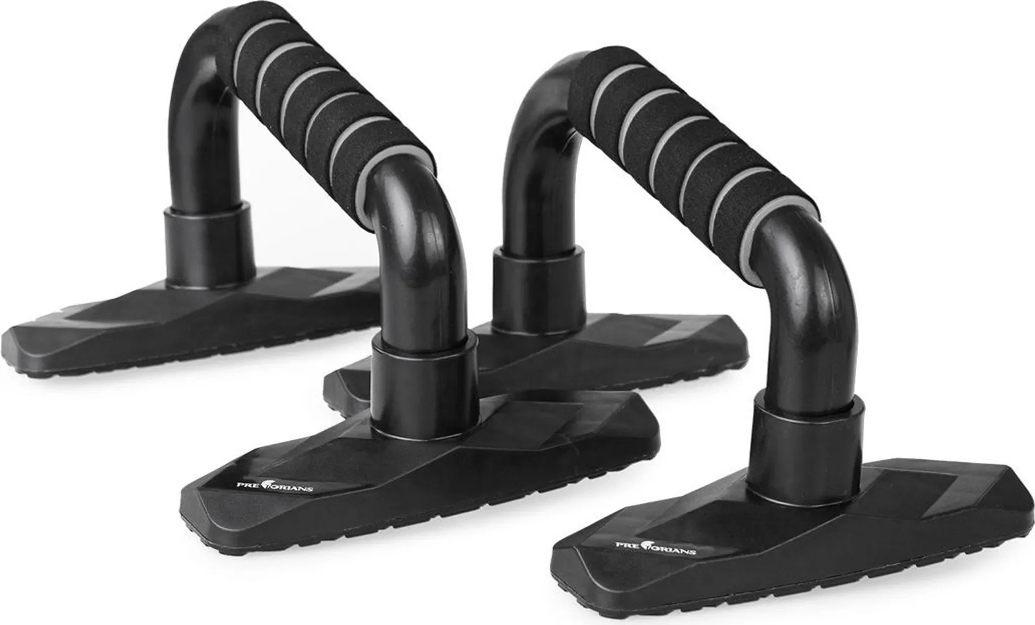 Push-up-Griffe – Set aus 2 Stück, bis 100 kg, grau