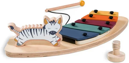 HAUCK Play Music Zebra Musikinstrument für Play Tray Spielbrett