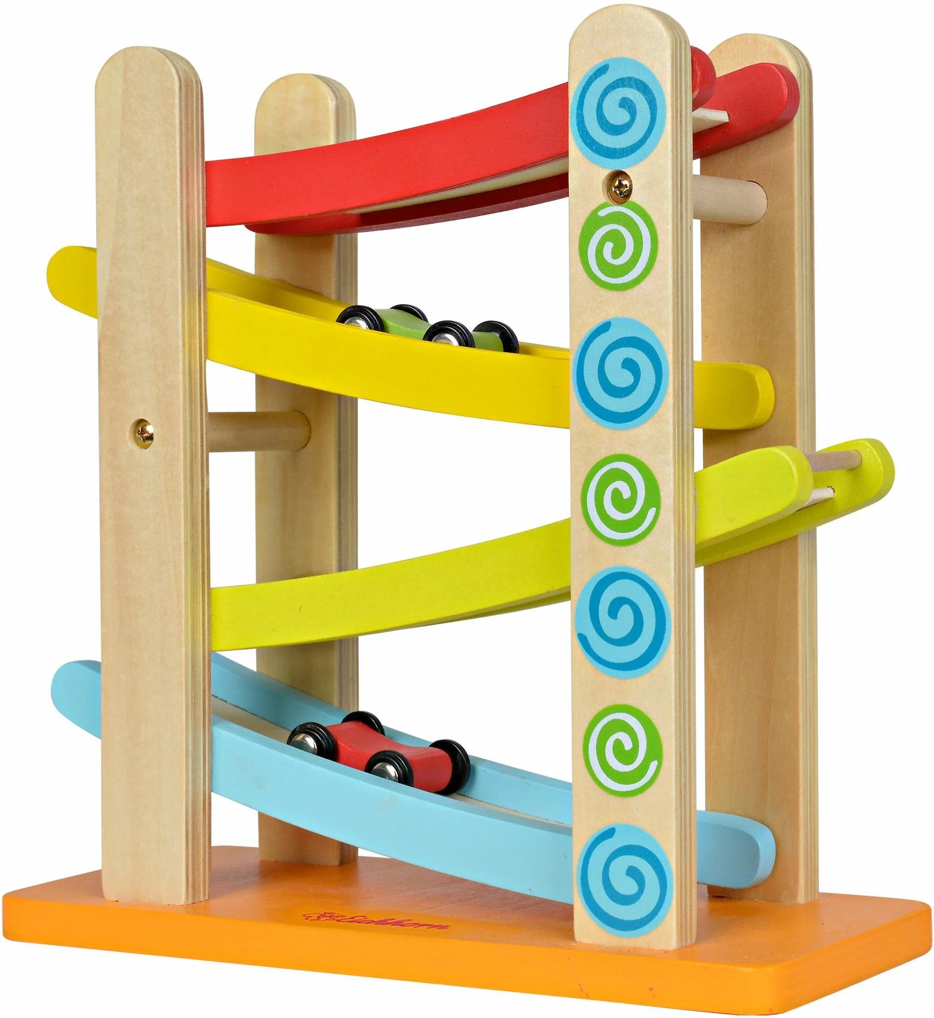 EICHHORN Kugelbahn Color Autorennbahn Spielbahn für Kinder