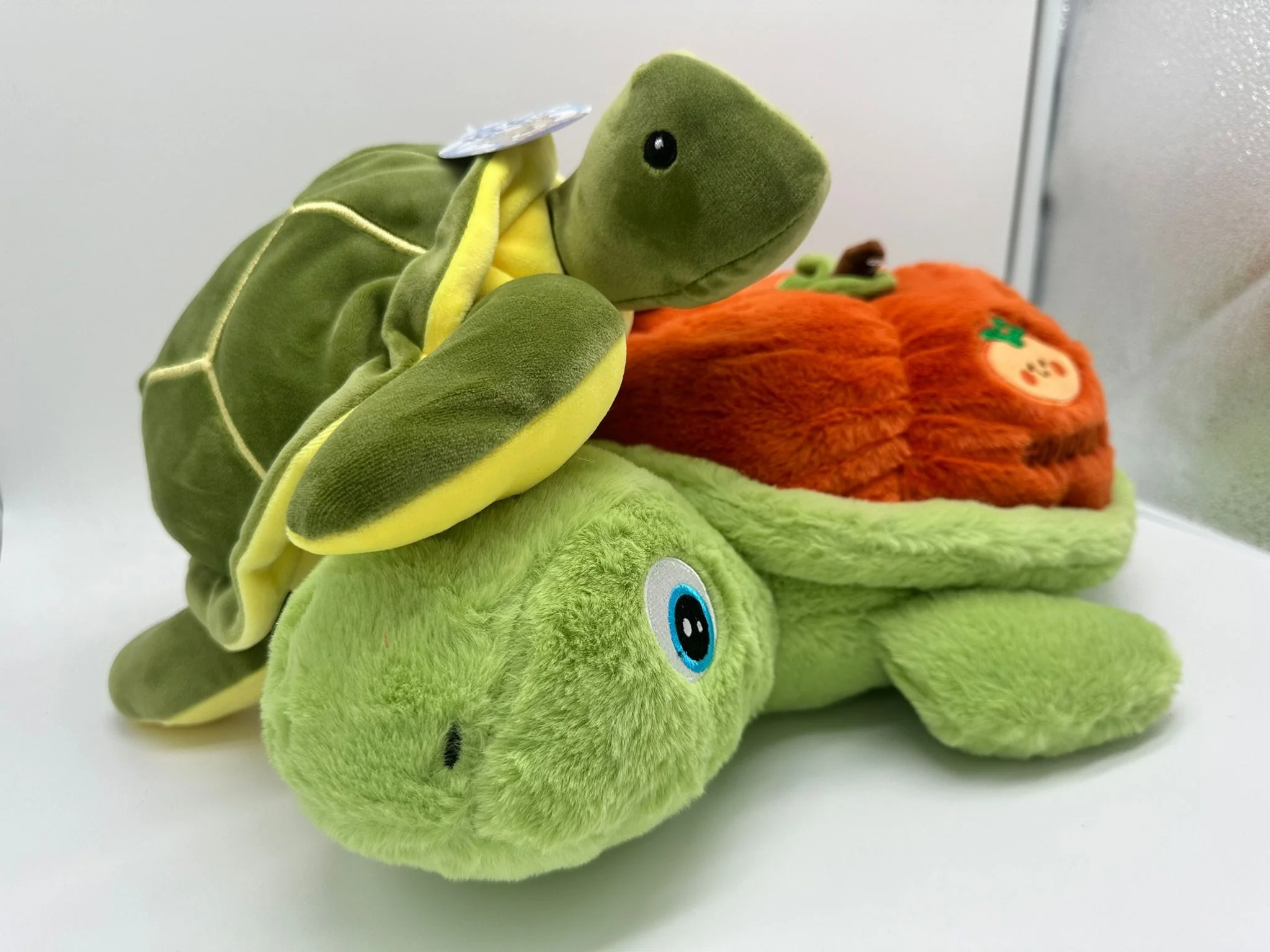 SOMA Kuscheltier Schildkröte Plüschtier Stofftier XXL 45 cm grün