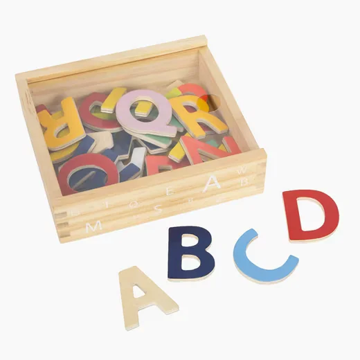 SMALL FOOT Magnetbuchstaben Educate Lernspielzeug bunt Alphabet