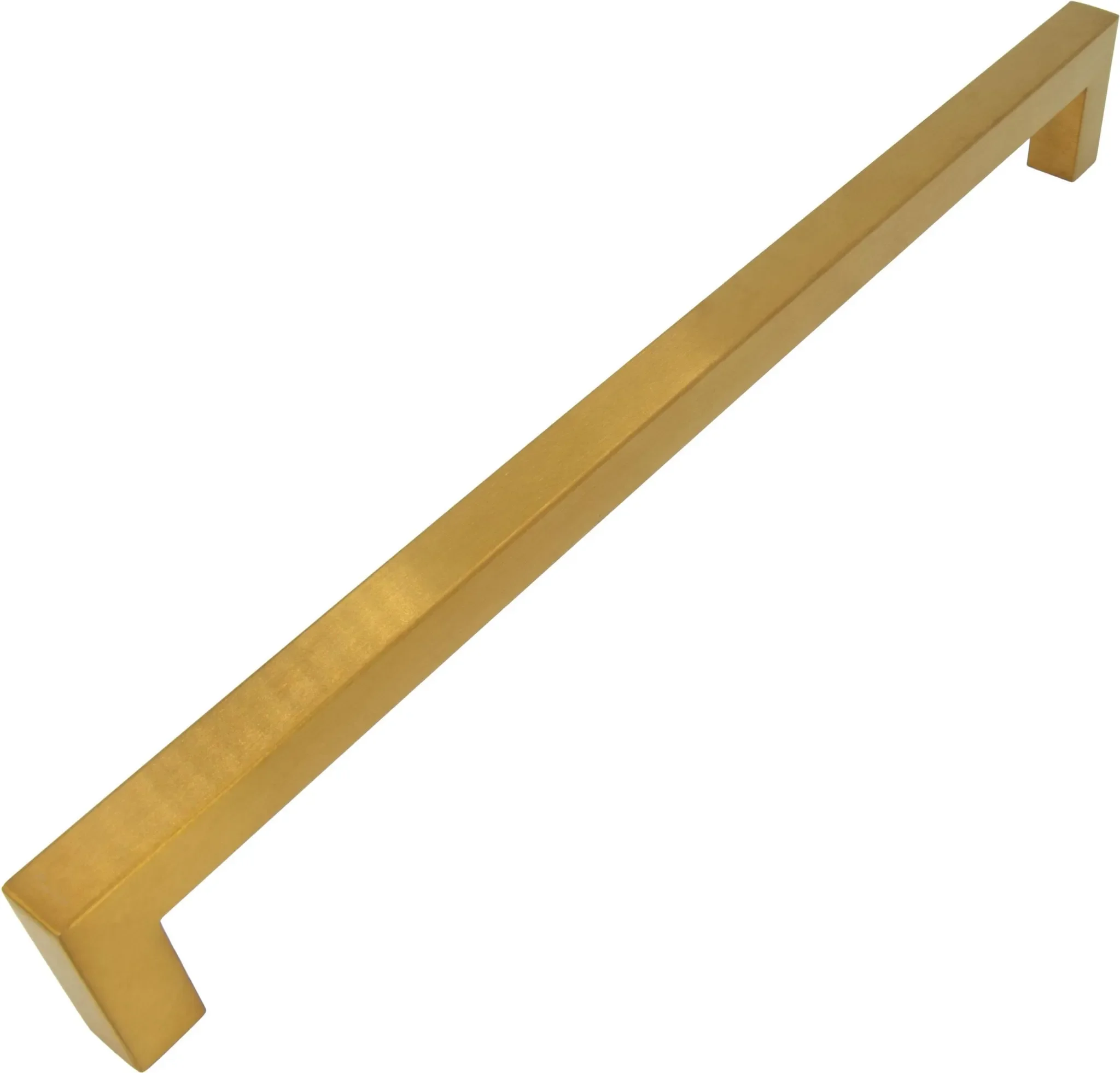 Möbelgriff aus Edelstahl – gebürstetes Gold, 256 mm