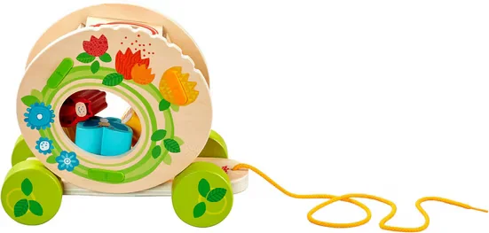 HABA Nachziehspielzeug Blumenwiese für Babys und Kleinkinder