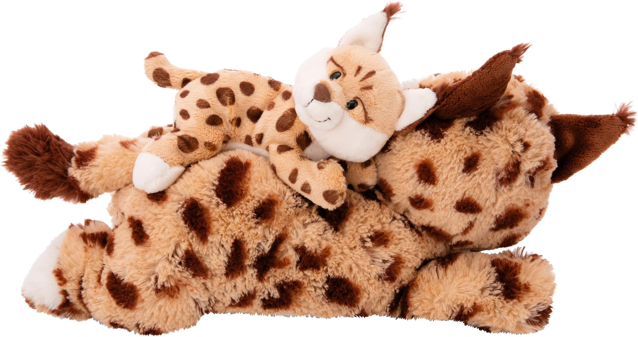 NICI Kuscheltier Wild Friends Green Luchs Mutter & Kind 40cm 20cm