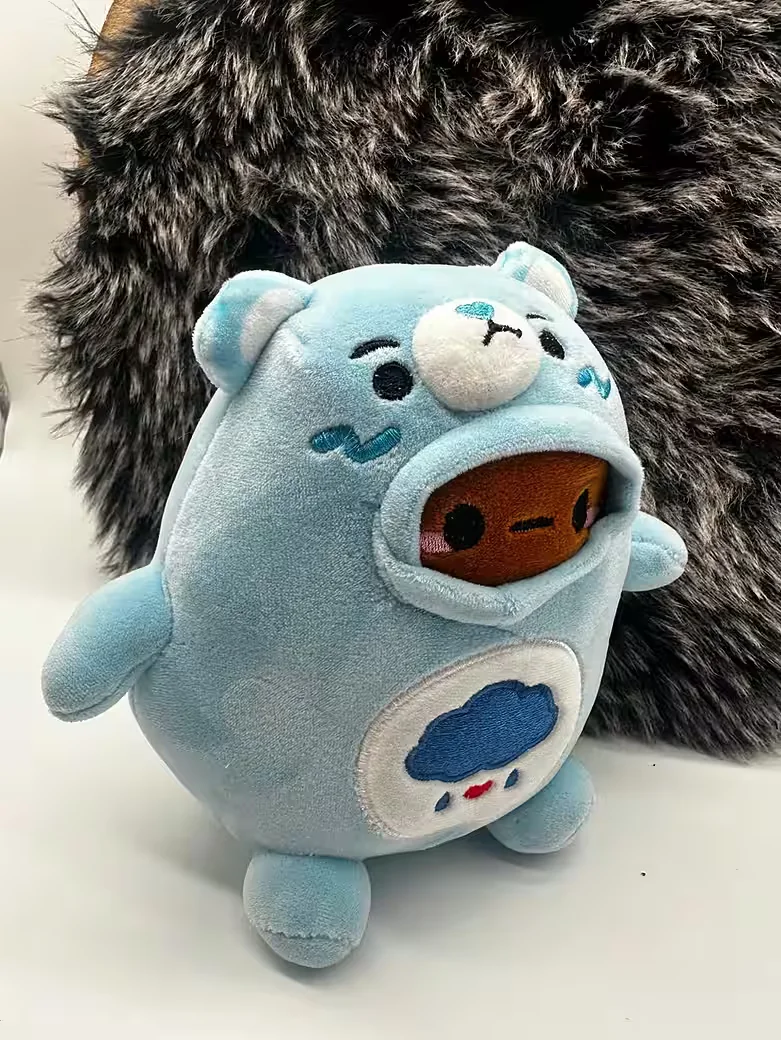 KAWAII Glücksbärchi Brumm Bärchi blau Plüschtier Kuscheltier