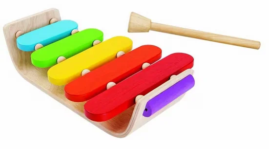 PLANTOYS Xylophon oval Spielzeug Musikinstrument für Kinder
