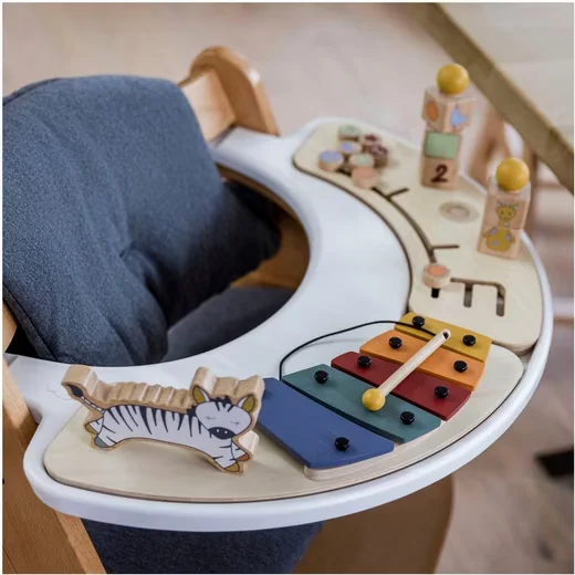 HAUCK Play Music Zebra Musikinstrument für Play Tray Spielbrett