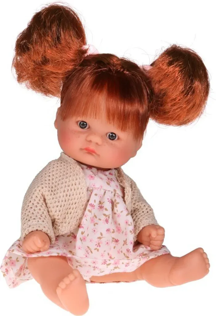 Asi Dreams Babypuppe Bomboncín 20 cm mit Blumenkleid, weicher Körper