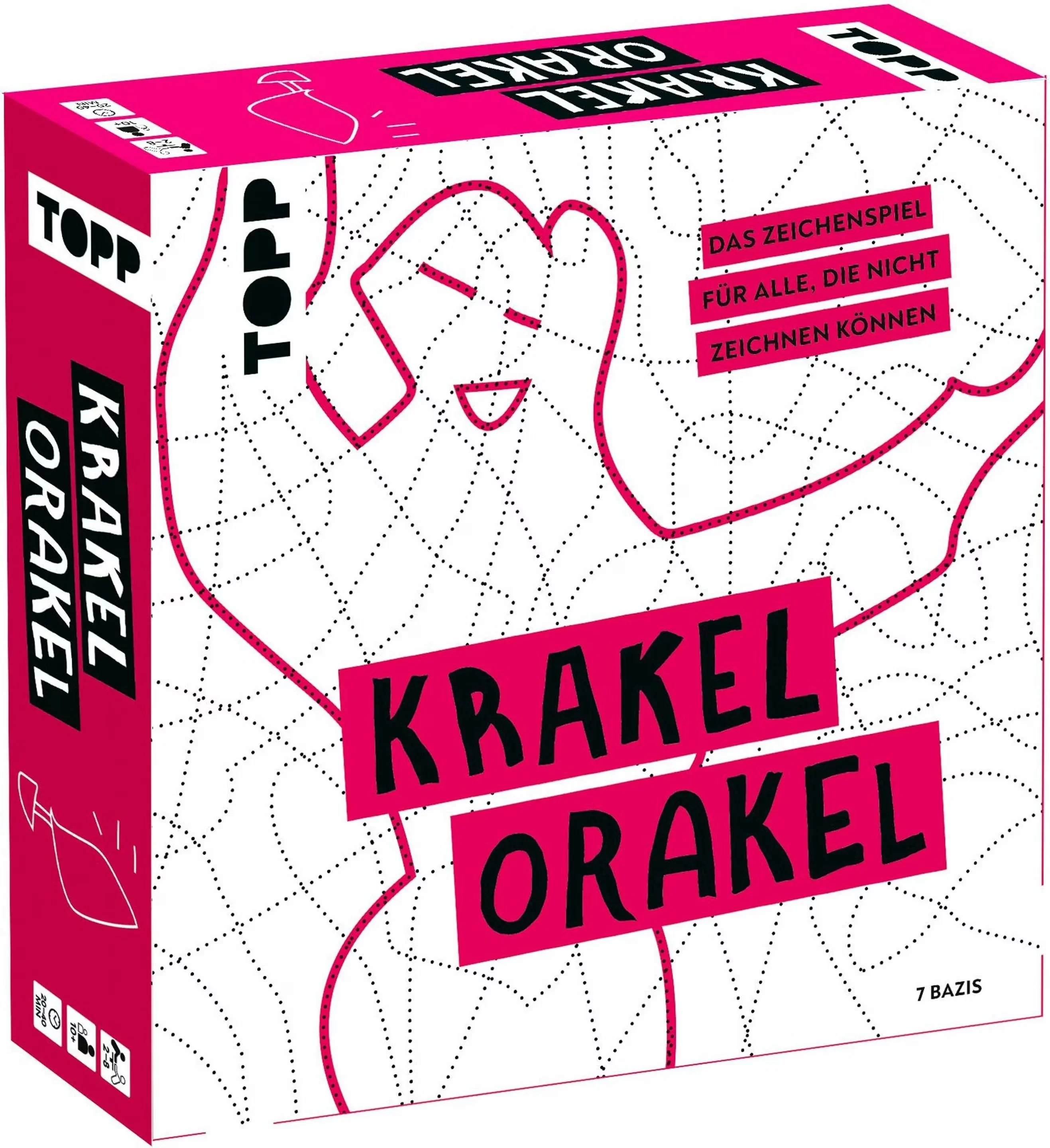 Frech Krakel-Orakel Zeichenspiel Partyspiel für Erwachsene und Kinder