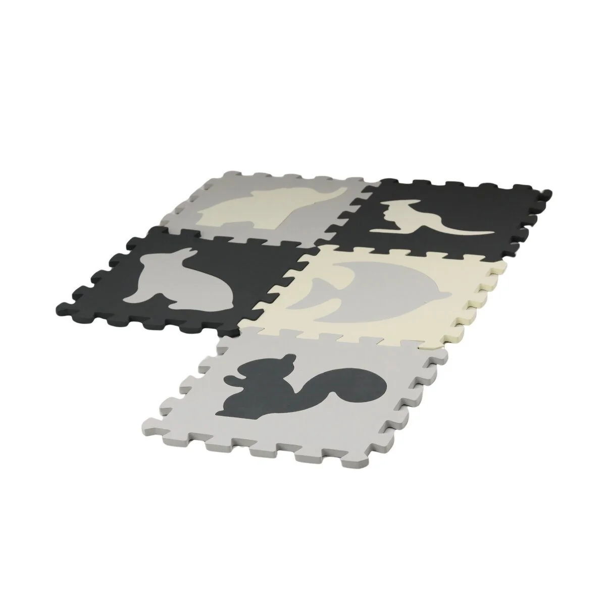 WISAM Lernspielzeug Puzzlematte weich kontrastreich pädagogisch Baby