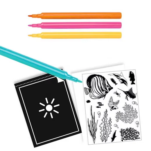 DJECO Kreativset Workshop Blaudruck Meer - Bastelset für Kinder