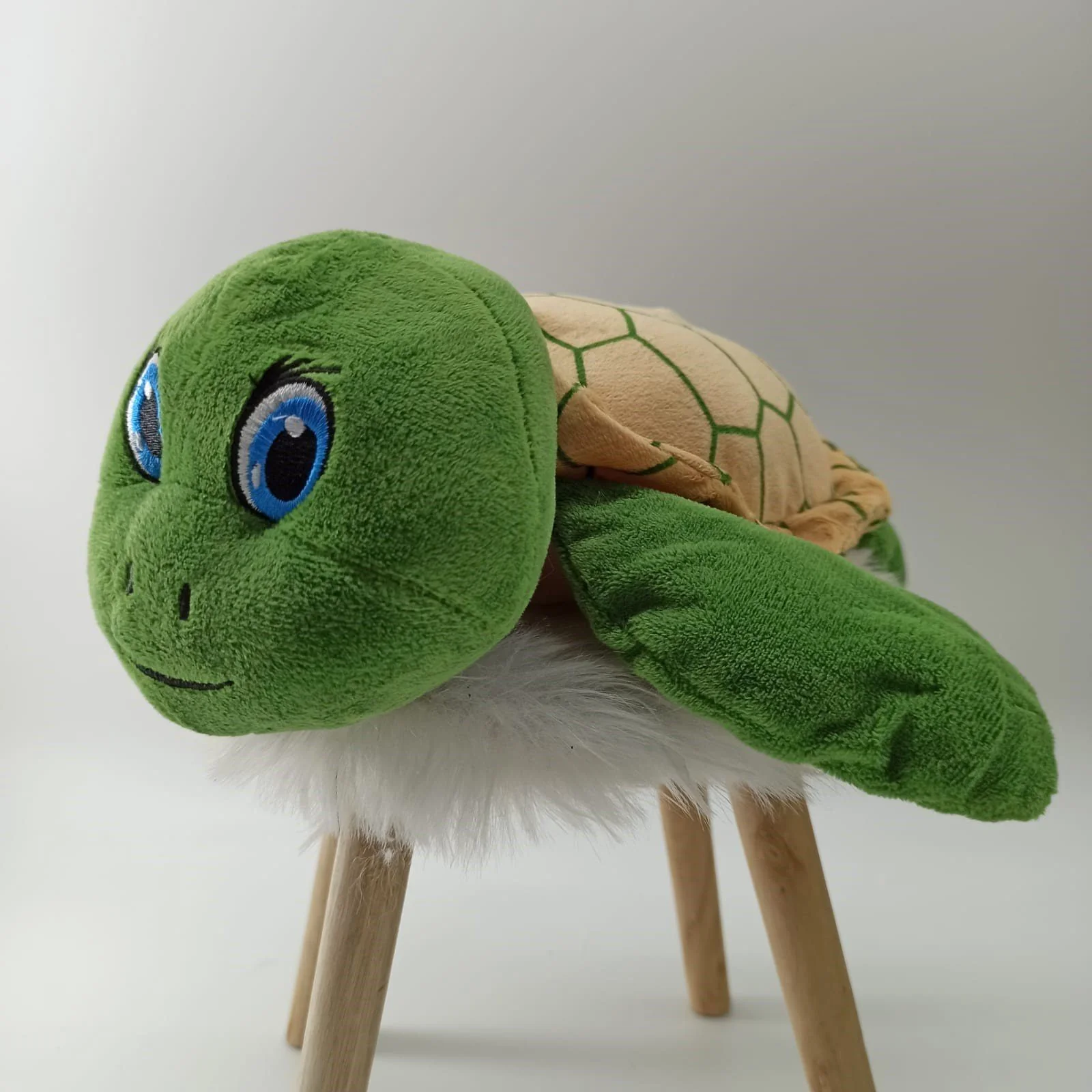 SOMA Plüsch Schildkröte Kuscheltier grün 30 cm XXL
