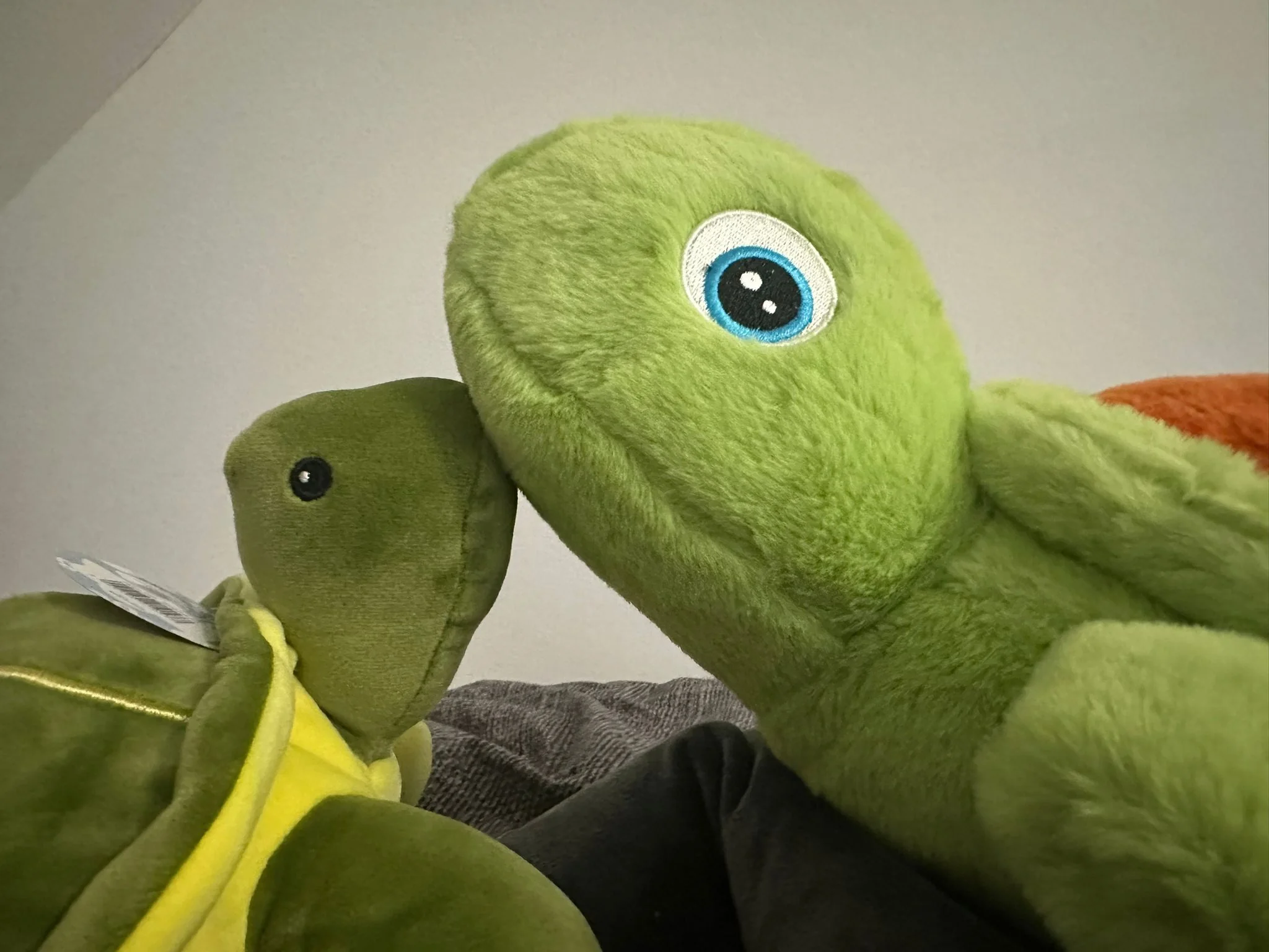 SOMA Kuscheltier Schildkröte Plüschtier Stofftier XXL 45 cm grün