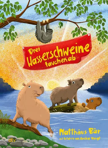 Drei Wasserschweine tauchen ab von Matthäus Bär DTV Buch