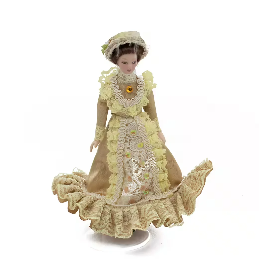 STREETS AHEAD DOLLSHOUSE Porzellanpuppe Puppenhaus viktorianische Lady