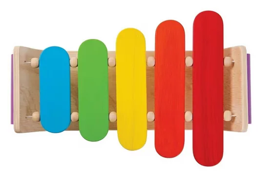 PLANTOYS Xylophon oval Spielzeug Musikinstrument für Kinder
