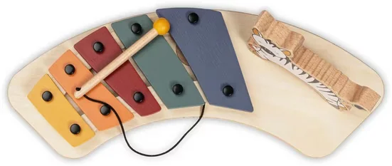 HAUCK Play Music Zebra Musikinstrument für Play Tray Spielbrett