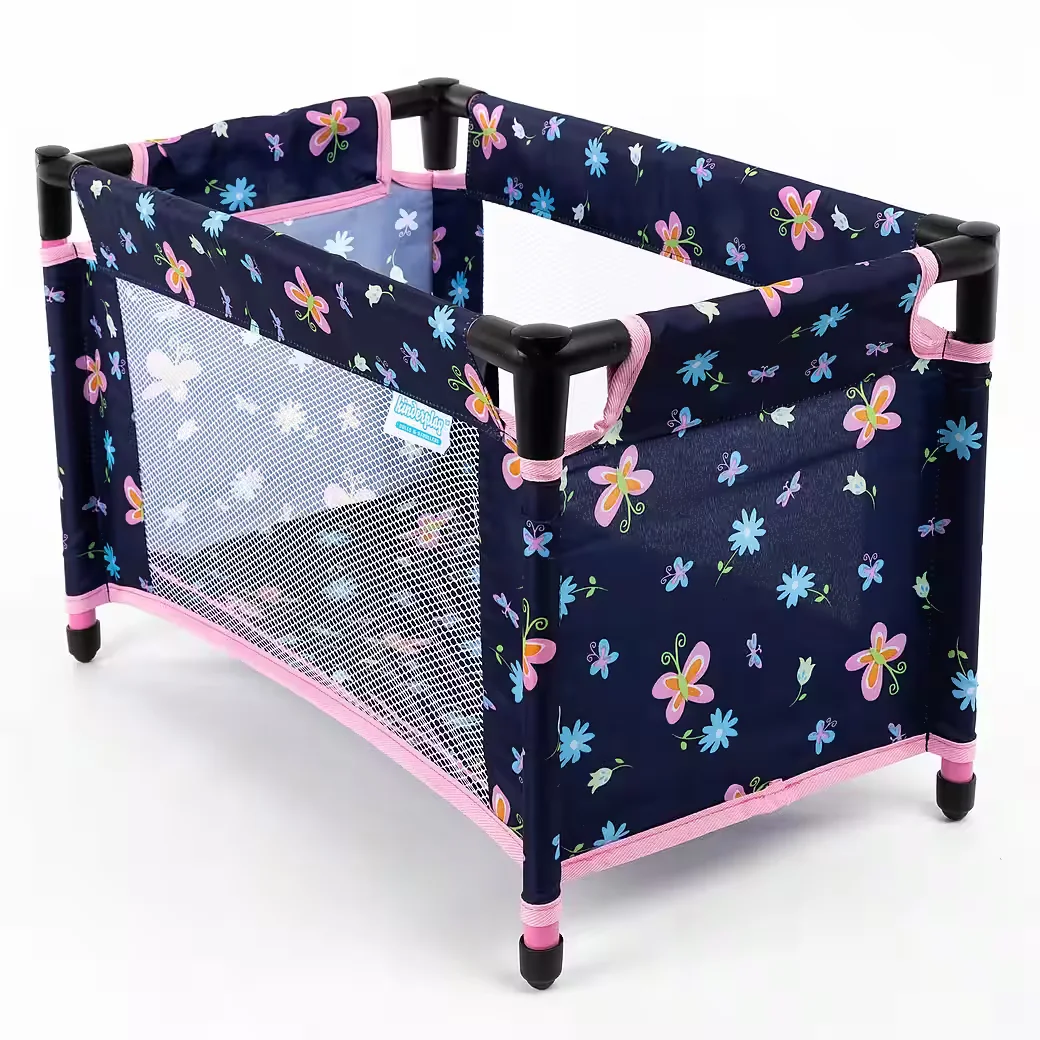 KINDERPLAY Puppenbett Puppenreisebett faltbar waschbar mit Tasche