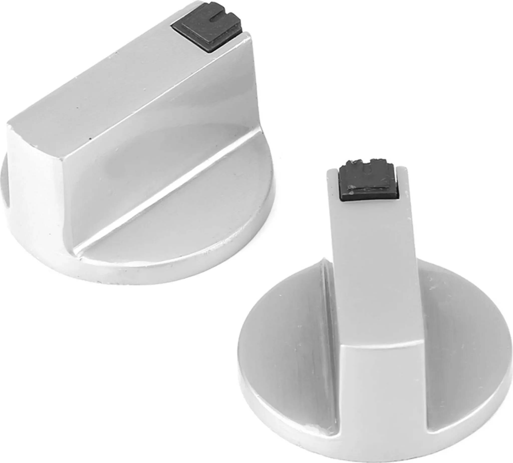 Herdknöpfe aus Zinklegierung – 2er-Set, Ø 6 mm