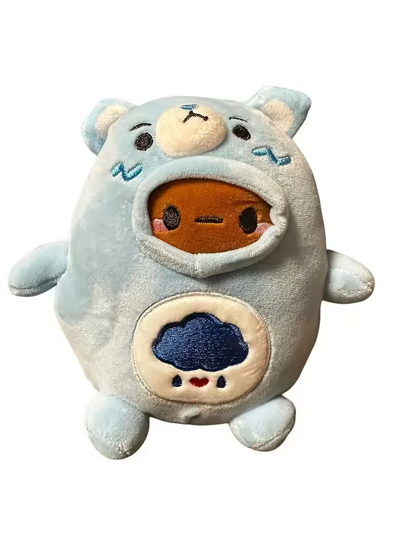 KAWAII Glücksbärchi Brumm Bärchi blau Plüschtier Kuscheltier