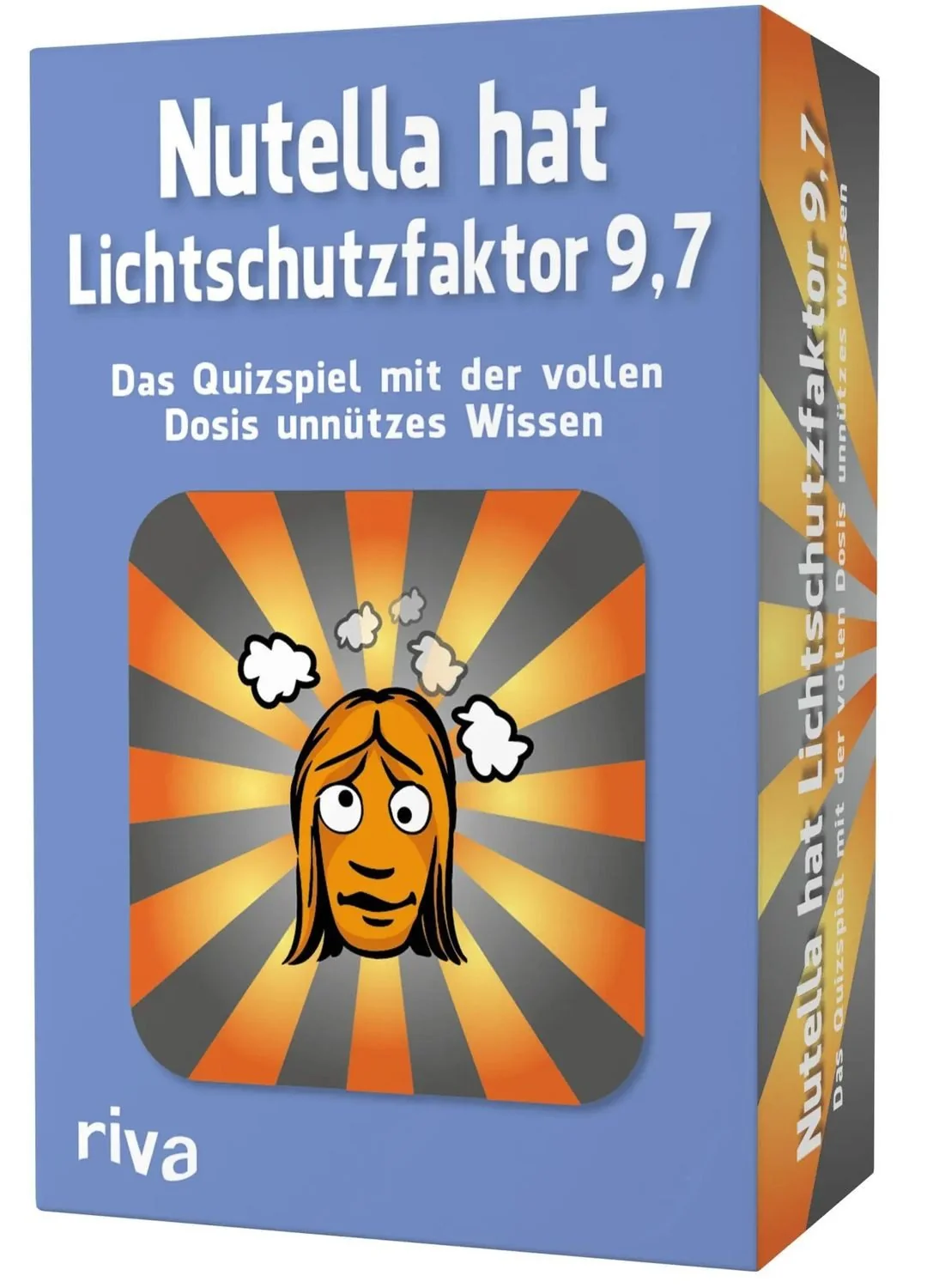RIVA Nutella hat Lichtschutzfaktor 9,7 Quizspiel unnützes Wissen