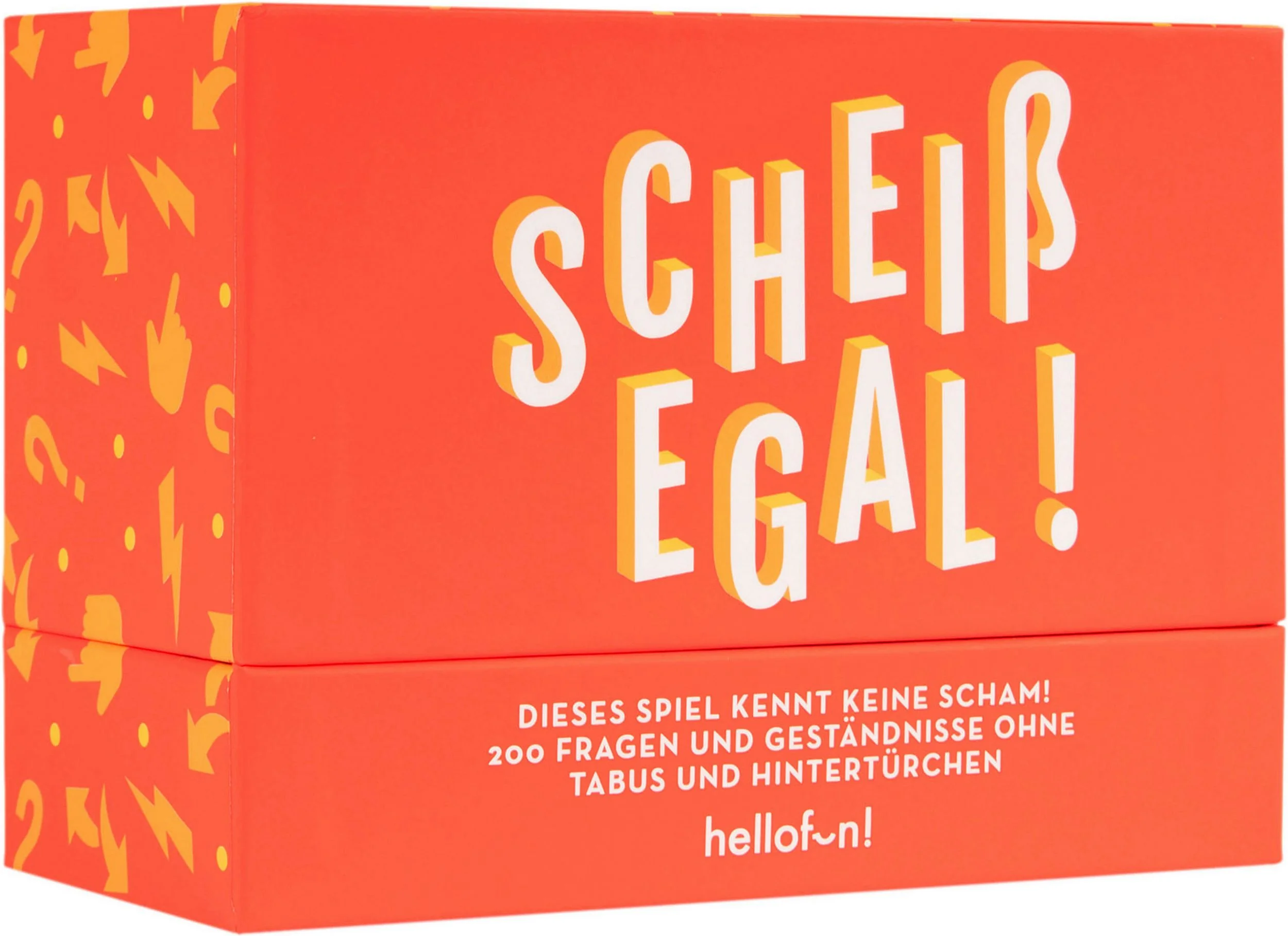 HELLOFUN Spiel Scheißegal Partyspiel für Erwachsene